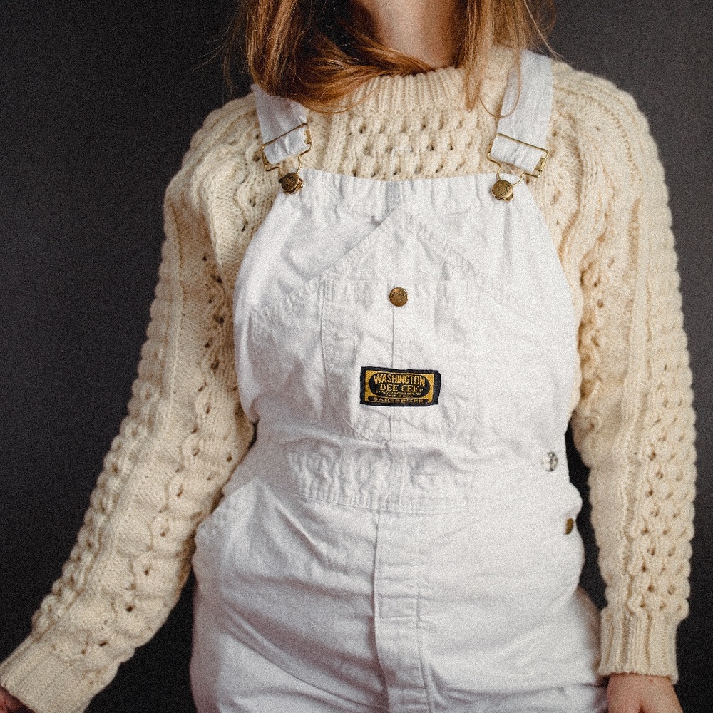 Vintage Wool Ireland Malinmor Fisherman Sweater